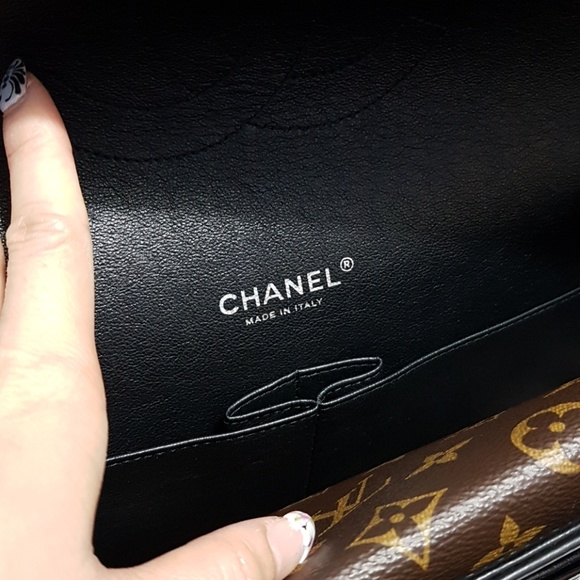 Black patent maxi double flap - Picture 5 of 8